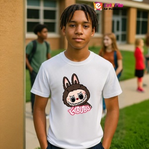Tricou Labubu fata clasica, Unisex Dama si Barbat | Copii - Img 10