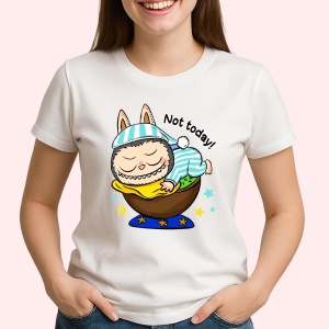 Tricou Labubu hamac nottoday, Unisex Dama si Barbat | Copii - Img 2