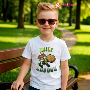 Tricou Labubu hot thief, Unisex Dama si Barbat | Copii - Img 5