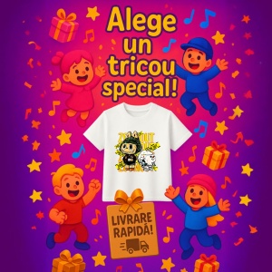 Tricou Labubu zoom out, Unisex Dama si Barbat | Copii - Img 6