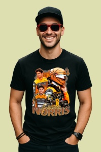 Tricou Lando Norris Poster Colaj Echipa Mclaren Formula 1, Copii | Dama | Barbat - Img 4