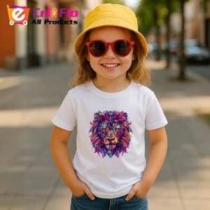 Tricou Leu in stil graffiti cu fundal alb Copii | Dama | Barbat - Img 11
