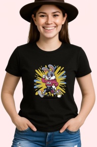 Tricou Lola Bunny Gluga si sneakers, energie si atitudine Copii | Dama | Barbat - Img 4