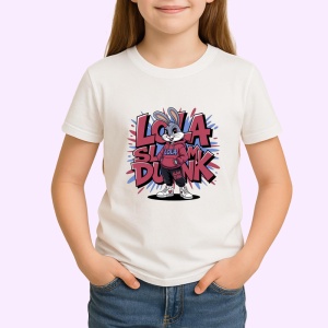 Tricou Lola slam dunk basket style si fundal urban Copii | Dama | Barbat Barbat