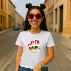 Tricou Lupta Acum - FIGHT FOR EVERY SPACE - Copii | Dama | Barbat - Img 2