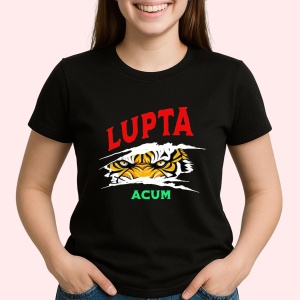 Tricou Lupta Acum Negru, FIGHT FOR EVERY SPACE Negru, Copii | Dama | Barbat - Img 3