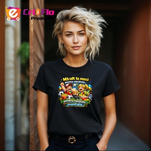 Tricou Ma Uit La Meci Pentru Sanatate Mentala Suporteri, din bumbac 100%, tricou negru Copii | Dama | Barbat - Img 8