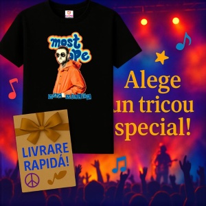 Tricou Mac Miller - 'most dope' in hanorac portocaliu, stil retro cartoon, muzica Pop, Dama | Barbat | Copii, Culoare Negru - Img 11