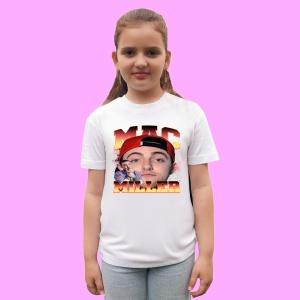 Tricou Mac Miller - Sapca rosie, fata frontala, muzica Nu Metal, Dama | Barbat | Copii - Img 3