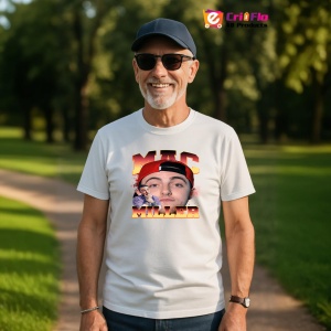 Tricou Mac Miller - Sapca rosie, fata frontala, muzica Nu Metal, Dama | Barbat | Copii - Img 4