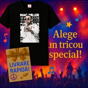 Tricou Mac Miller v3, muzica Nu Metal, Dama | Barbat | Copii, Culoare Negru - Img 11