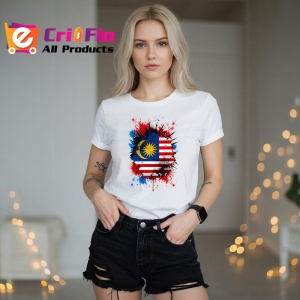 Tricou Malaysia Steag Splash Art, Copii | Dama | Barbat - Img 11