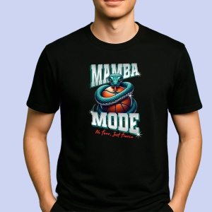 Tricou Mamba Mode Negru, Copii | Dama | Barbat - Img 2
