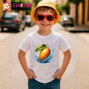 Tricou Mango si val racoritor, Fructe, Copii | Dama - Img 3