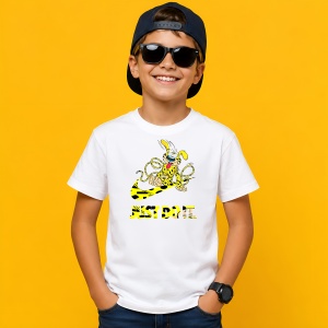 Tricou Marsupilami Wild Yellow Street Design Just Do It Vibe, din bumbac 100% Copii | Dama | Barbat - Img 2