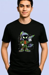 Tricou Marvin Space Gun – Cosmic Cool Style Copii | Dama | Barbat Barbat - Img 5