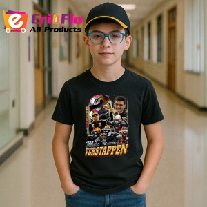 Tricou Max Verstappen Colaj Cu Echipa Red Bull Formula 1, Copii | Dama | Barbat - Img 1