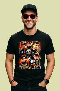 Tricou Max Verstappen Colaj Echipa Red Bull Formula 1, Copii | Dama | Barbat - Img 4