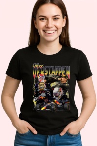 Tricou Max Verstappen Postere Echipa Red Bull Campion Formula 1, Copii | Dama | Barbat - Img 3