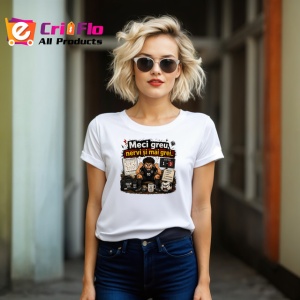 Tricou Meci Greu Nervi Si Mai Grei Suporter Amuzant, din bumbac 100% , tricou alb pentru Copii | Dama | Barbat - Img 8