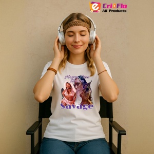 Tricou Megan Thee Stallion - Savage, muzica Hip-Hop (Gangsta Rap), Dama | Barbat | Copii - Img 8
