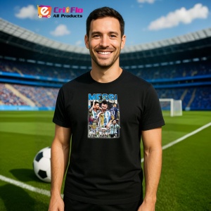Tricou MEssi Argentina Lionel Goal - Copii | Dama | Barbat - Img 12