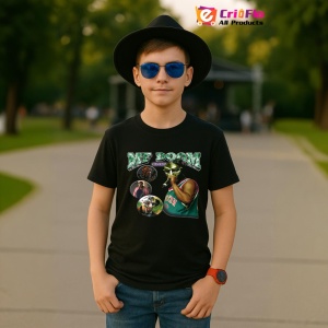 Tricou MF DOOM - Green Mask, muzica Hip-Hop / Drill, Dama | Barbat | Copii, Culoare Negru - Img 6