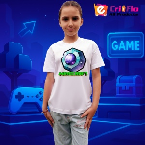 Tricou Minecraft Perla Magica Tricou Alb Copii | Dama | Barbat - Img 2