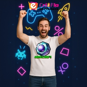 Tricou Minecraft Perla Magica Tricou Alb Copii | Dama | Barbat - Img 4