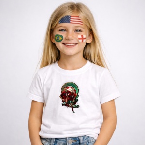 Tricou Mohammed Kudus Ghana World Cup Fifa 2026 V2, din bumbac 100%, tricou alb, Copii | Dama | Barbat