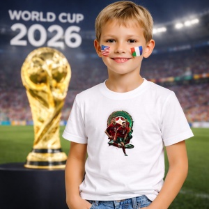 Tricou Mohammed Kudus Ghana World Cup Fifa 2026 V2, din bumbac 100%, tricou alb, Copii | Dama | Barbat - Img 5