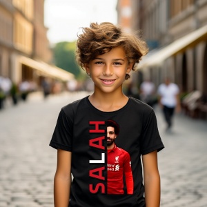 Tricou motivational personalizat pentru copii Mohamed Salah Liverpool