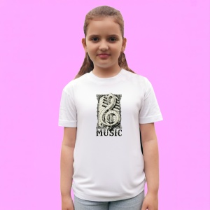 Tricou Music Clave Stil Bancnota, Copii | Dama | Barbat - Img 3