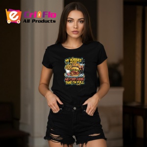 Tricou My Hobbies Include Eating And Complaining, Copii | Dama | Barbat, culoare negru - Img 10
