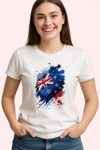 Tricou New Zealand Steag Splash Art, Copii | Dama | Barbat - Img 4