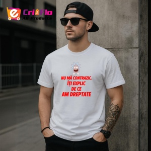 Tricou nu ma contrazic iti explic de ce am dreptate mesaj sarcastic, Copii | Dama | Barbat - Img 3