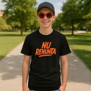 Tricou Nu renunta Negru, Copii | Dama | Barbat - Img 9