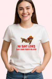 Tricou nu sunt lenes sunt doar foarte relaxat mesaj amuzant, Copii | Dama | Barbat - Img 3