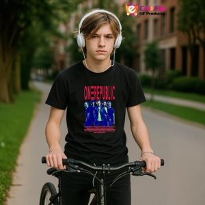 Tricou OneRepublic - Neon Style, muzica Hip-Hop / Rap, Dama | Barbat | Copii, Culoare Negru - Img 10