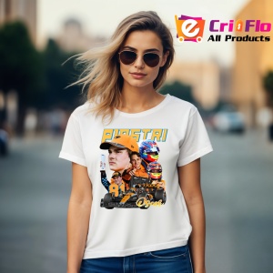 Tricou Oscar Piastri Poster Masina Echipa Mclaren Formula 1, Copii | Dama | Barbat