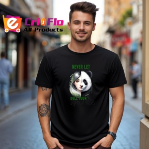 Tricou Panda si femeie visatoare mesaj nu lasa pe nimeni sa-ti estompeze stralucirea Copii | Dama | Barbat Barbat - Img 17