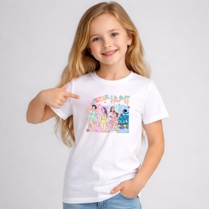 Tricou Paste Easter Hunt Kpop Girls Grup Oua Colorate, din bumbac 100%, tricou alb, Copii | Dama | Barbat