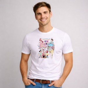 Tricou Paste Huntrix Easter Coquette Girls Aesthetic Pastel, din bumbac 100%, tricou alb, Copii | Dama | Barbat - Img 2