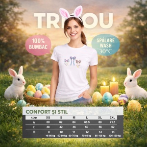 Tricou Paste Set Fundite Pastel Decorative Cute, din bumbac 100%, tricou alb, Copii | Dama | Barbat - Img 8