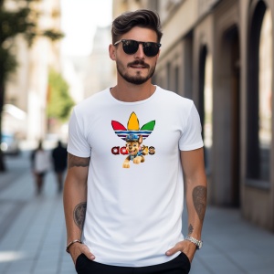 Tricou Patrula Catelusilor Paw Patrol Adas Tricou Alb - Copii | Dama | Barbat - Img 9