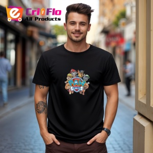 Tricou Paw Patrol echipa de catelusi salvatori in misiuni eroice, Copii | Dama | Barbat , tricou negru - Img 10