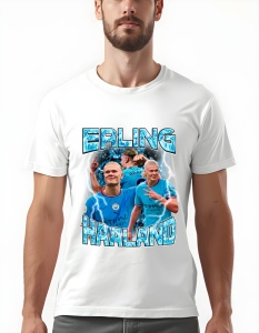 Tricou pentru barbati - Erling Haaland - Fulger Norvegian - Erling Haaland, Manchester City, fotbal barbati