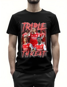Tricou pentru bărbați - Triple Threat - Arsenal, Trio de Vis, Premier League