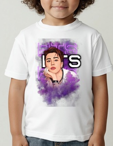 Tricou pentru copii - K-POP - Jimin BTS - Look iconic, BTS star, fan K-pop merch.