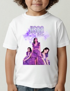Tricou pentru copii - K-POP - Jisoo Purple Dream - Tricou visător, stil floral, Jisoo look special.